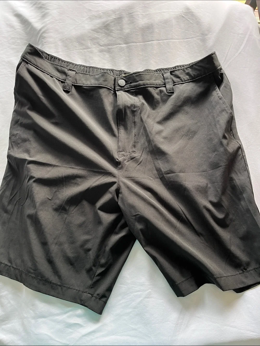 Banana Republic Black Flat-Front Men's Shorts